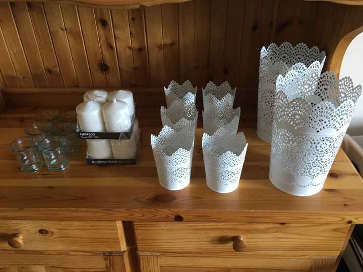 Photophores à disperser sur les buffets