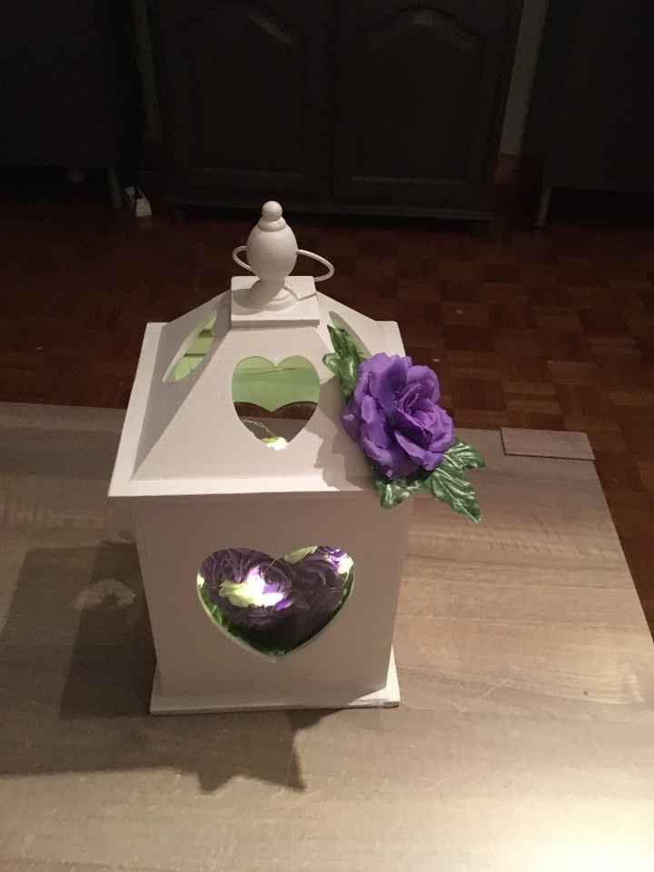 Lanterne pour table des mariés