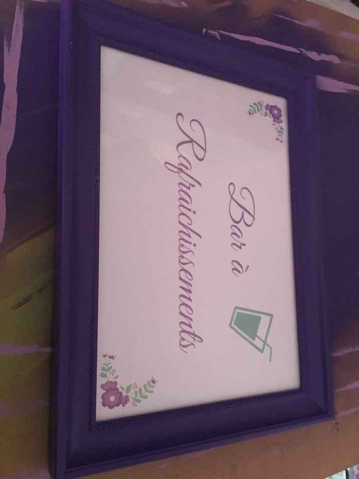 Cadre pour bar à rafraichissement