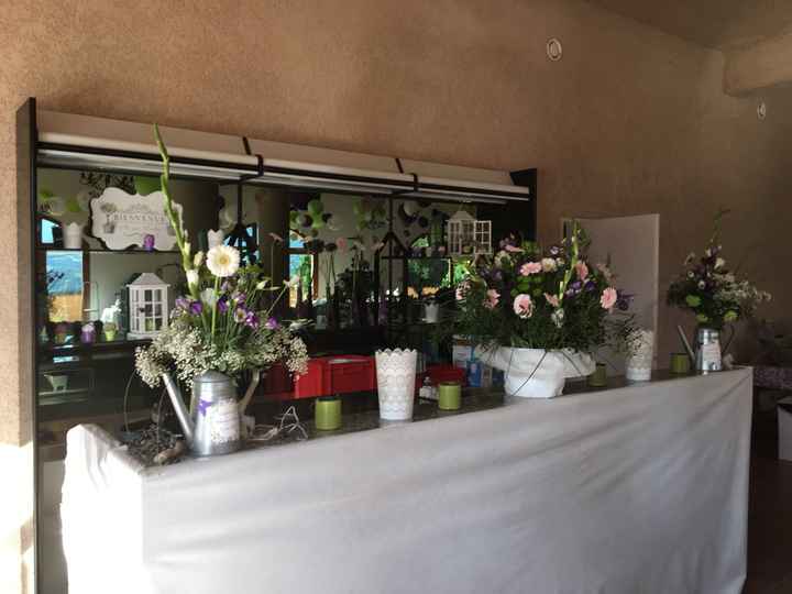 Décoration du mariage sur le thème du jardin en fleurd - 11