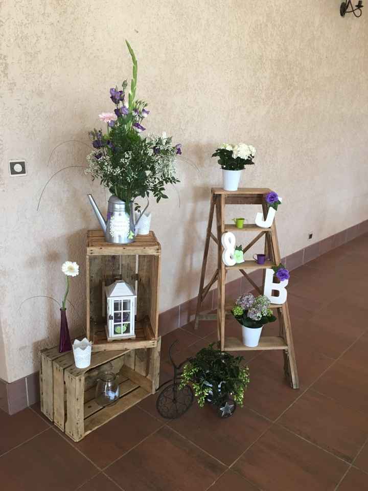 Décoration du mariage sur le thème du jardin en fleurd - 23