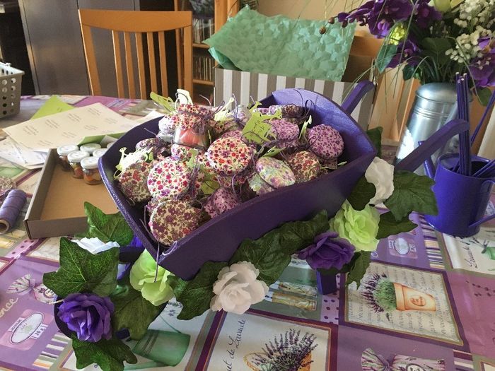 Brouette avec berlingots