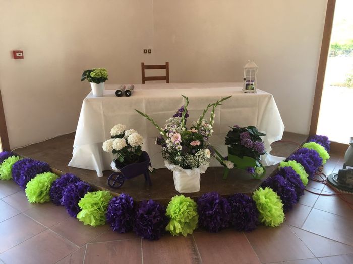 Décoration du mariage sur le thème du jardin en fleurd - 15