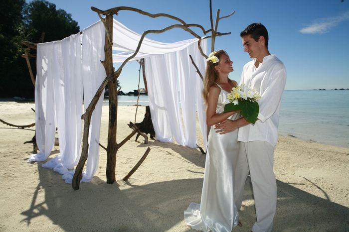 mariage sur une ile