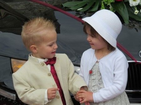 mon fils et ma niéce
