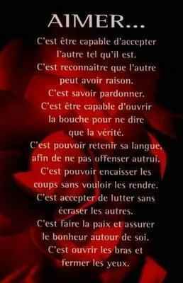 poeme d'amour