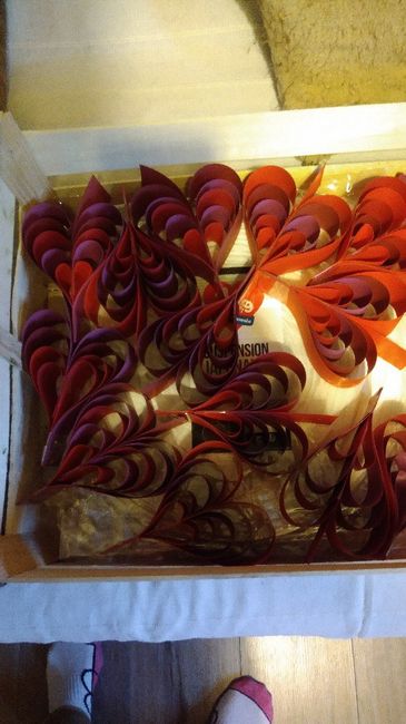 Coeurs papier pour guirlande - 2