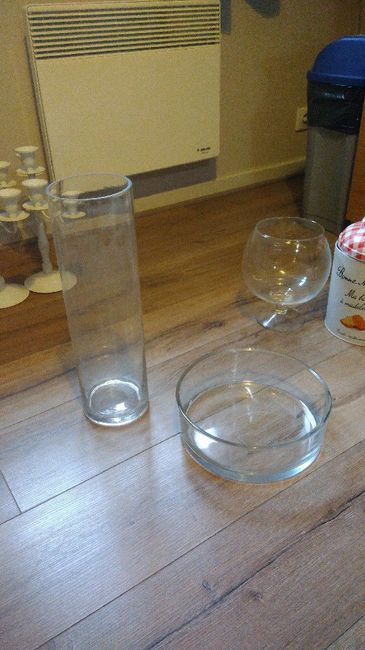 Vase et bougeoirs - 1