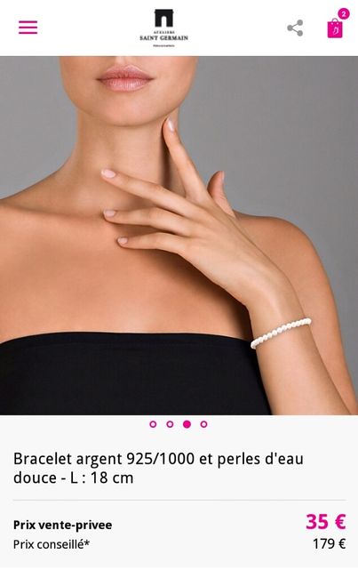 Vente privée a encore frappé!! mon collier et mon bracelet ! - 2