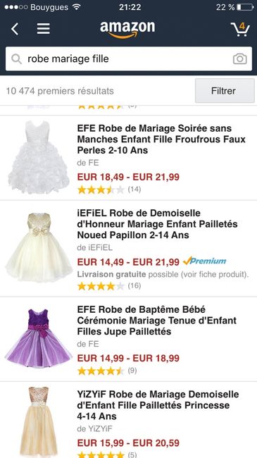 Robe des mes petite demoiselle d'honneur - 1