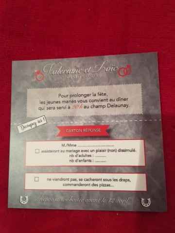 Coupon repas/reponse