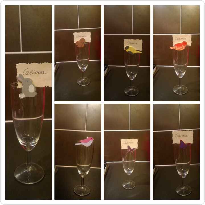 Trop contente de mes 1ers marque-places! - 1