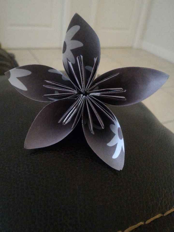 1Ère fleur origami! - 1