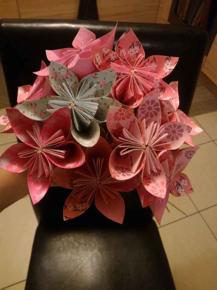 Fleurs origami suite... - 2