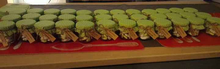 Les cadeaux invités enfin finis... - 2