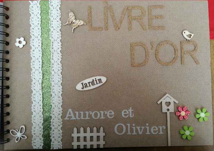 Couverture livre d'or - 1