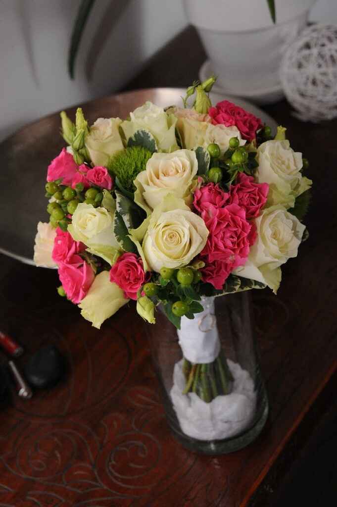 Bouquet gypsophile ruban - 4