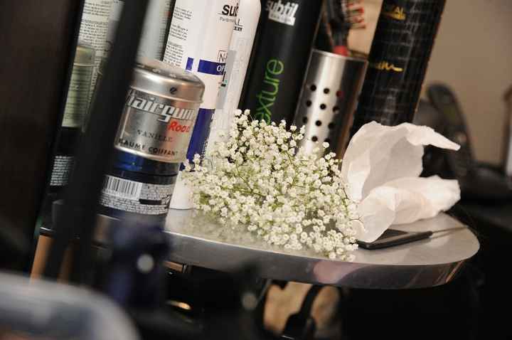 Bouquet gypsophile ruban - 6