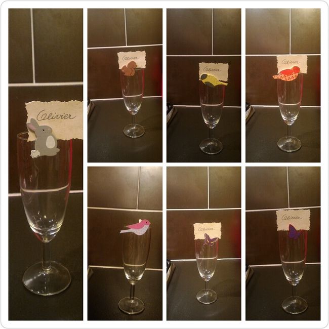 Trop contente de mes 1ers marque-places! - 1