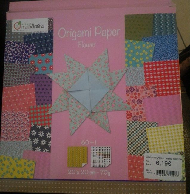 1Ère fleur origami! - 1