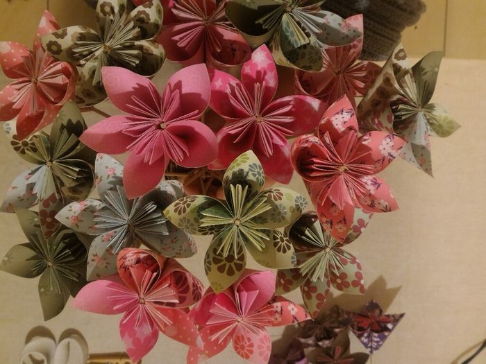 Fleurs origami suite... - 1