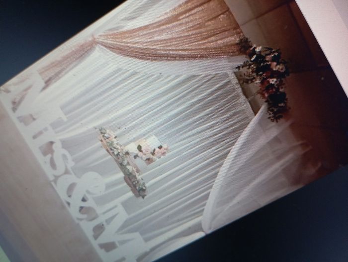 Gâteau mariage suspendu 2