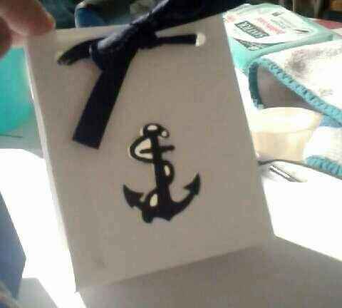 Première ébauche pour nos sachets de dragées - 2