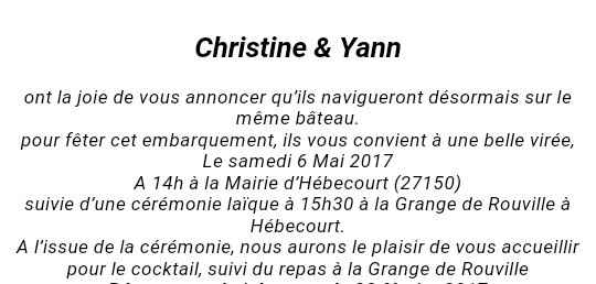 Texte faire part - 1