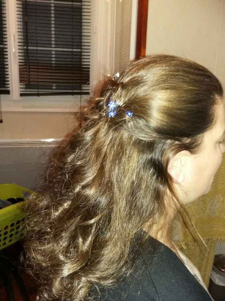 Essai maquillage et coiffure et pas satisfaite 😢 - 2