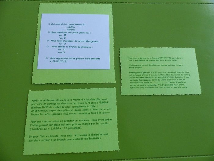 Verso des petites cartes