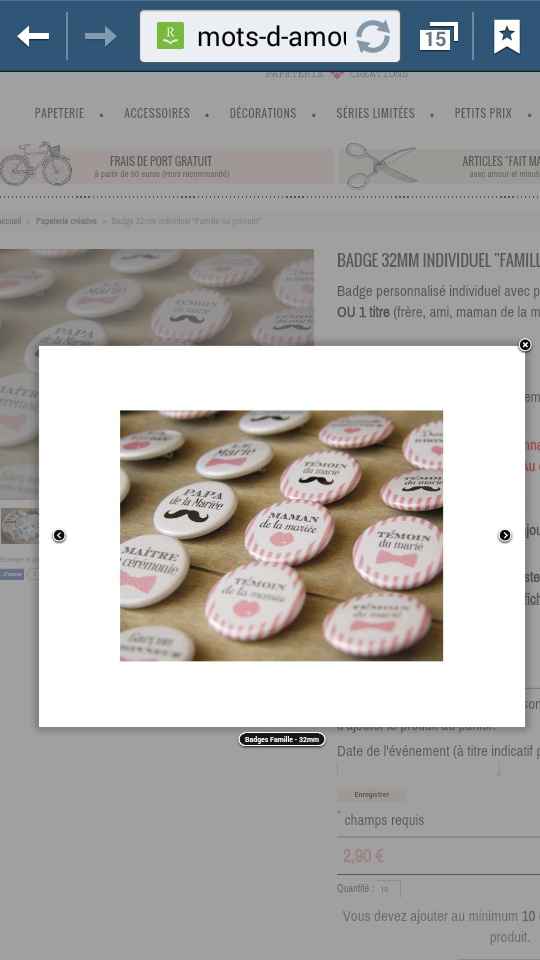 Avis badges - 1