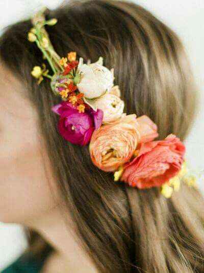 Roses....cheveux. ..jolies coiffures. .. - 24