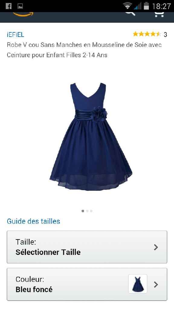 Robe petite fille - 1
