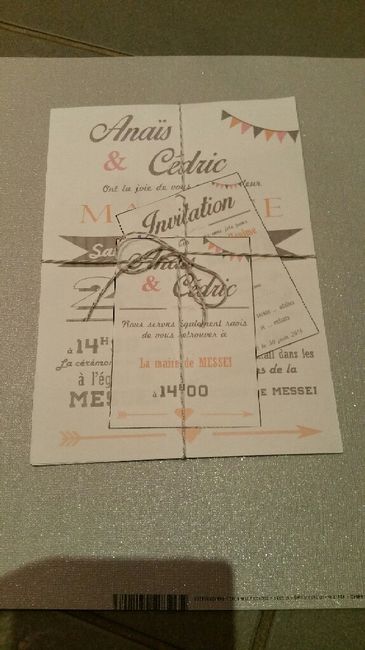 Avis faire part diy - 2