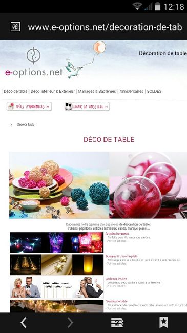 Découverte du site e-options - 2