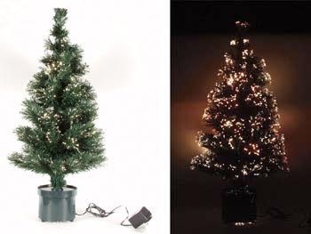 Le sapin en fibres optiques !!