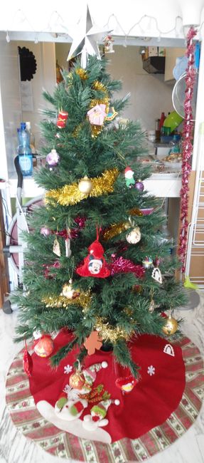 Mon sapin de Noël en fibre optique