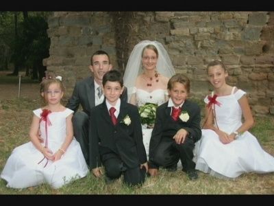 La photos de mariage avec les enfants