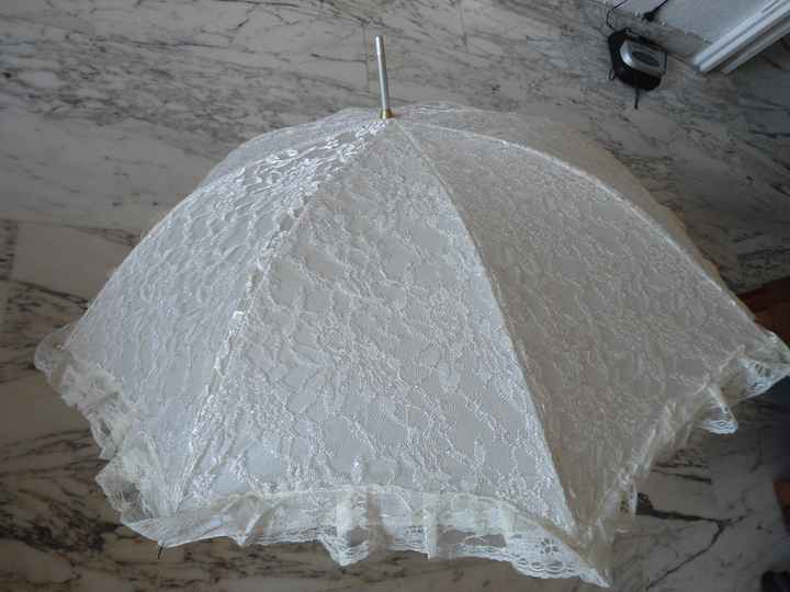 Ombrelle ivoire