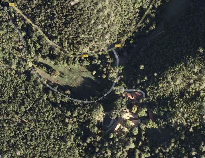 Le domaine de Montrieux-Le-Vieux à côté de Méounes