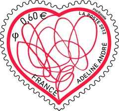 Timbre Coeur pour les FP et lettres de remerciements !!