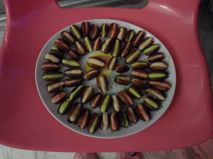 Mes dattes à la pâte d'amande