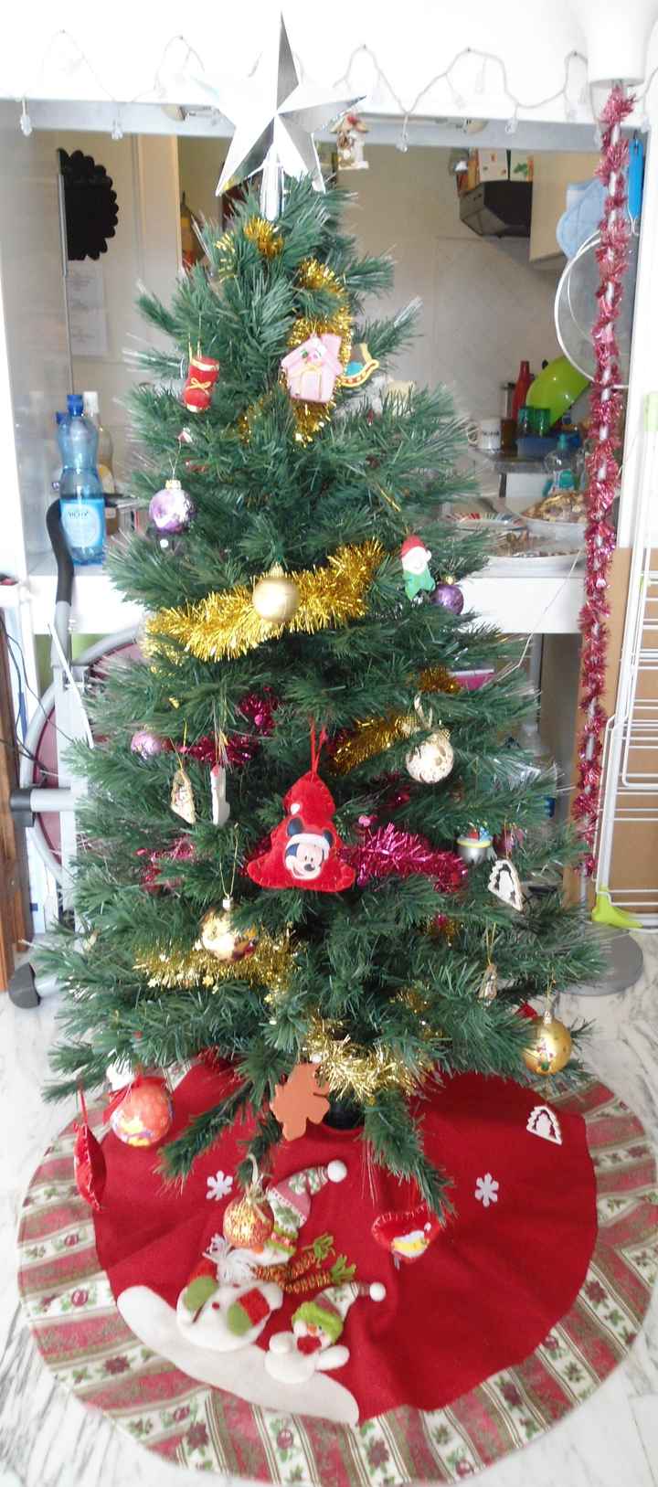 Mon sapin de Noël en fibre optique