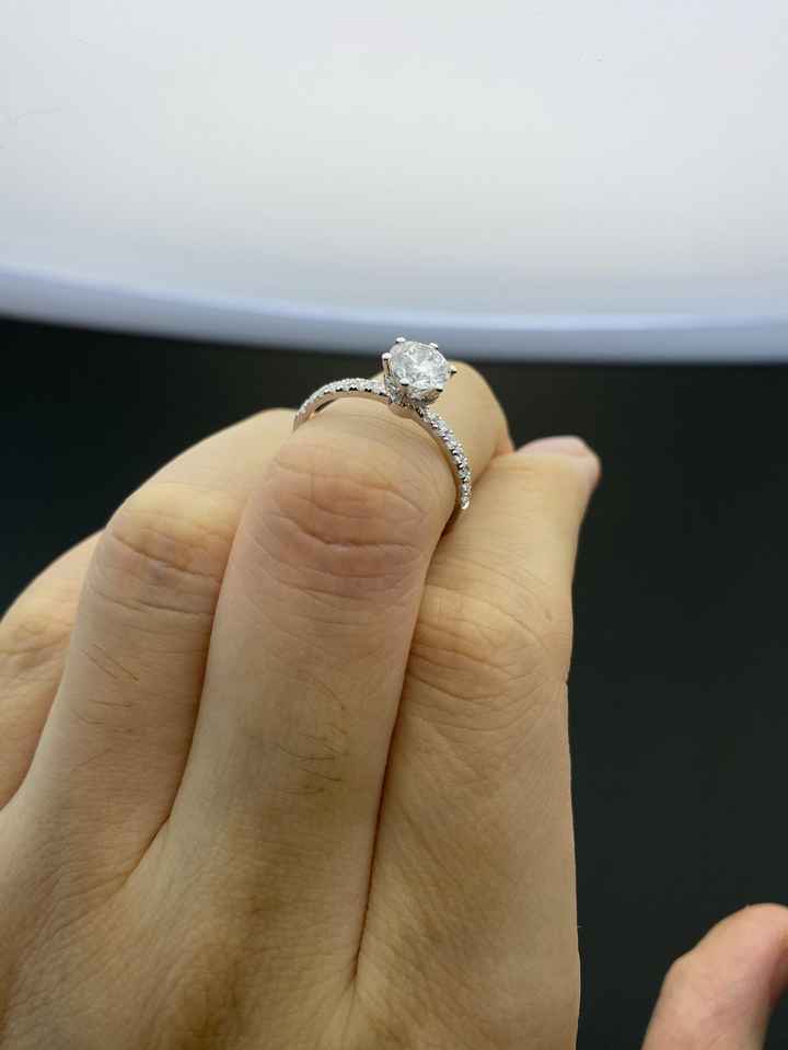 Recu ma bague de fiancialle en diamant (synthétique), ravie et une belle economie ! - 5