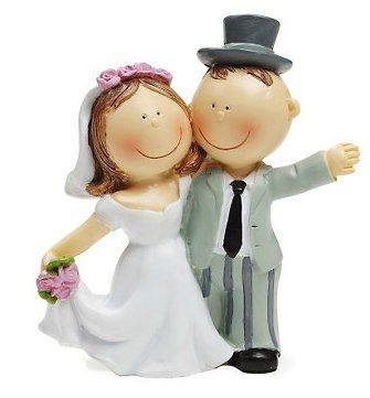 Les figurines pour la pièce montée