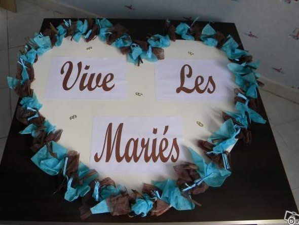 Un joli coeur en crépon