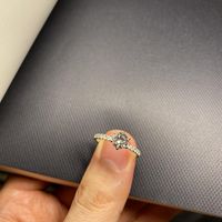 Recu ma bague de fiancialle en diamant (synthétique), ravie et une belle economie ! - 1