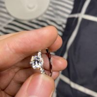 Recu ma bague de fiancialle en diamant (synthétique), ravie et une belle economie ! - 2