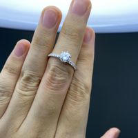 Recu ma bague de fiancialle en diamant (synthétique), ravie et une belle economie ! - 3