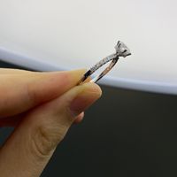 Recu ma bague de fiancialle en diamant (synthétique), ravie et une belle economie ! - 4